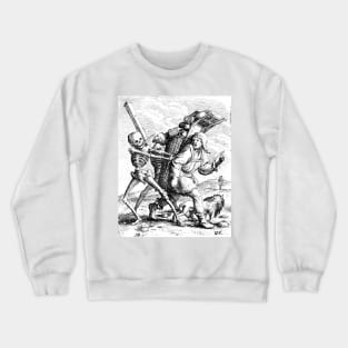 The Pedlar, the Dance of Death - Hans Holbein Crewneck Sweatshirt